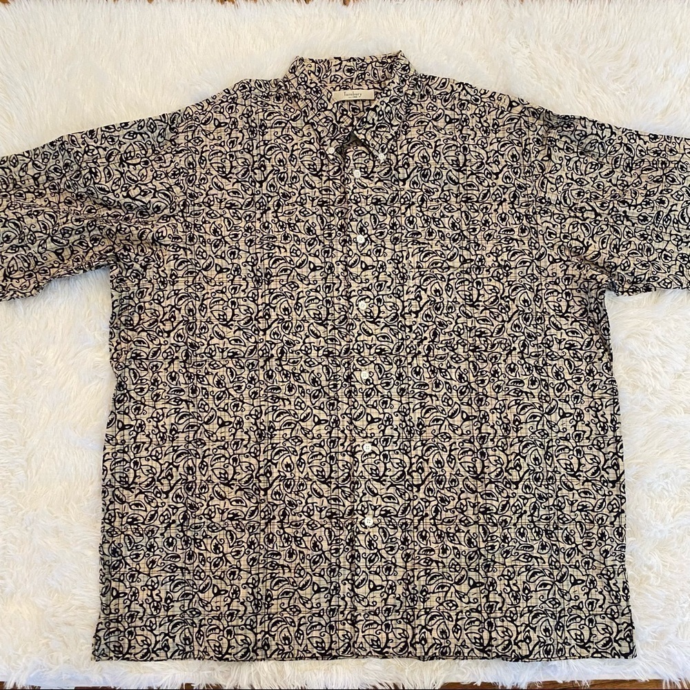 TURNBURY Men's Cotton Short Sleeve Button Up Shirt XL - Picture 2 of 3